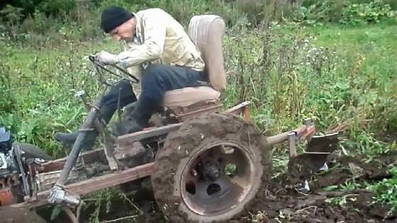 Самодельный трактор Андрея Эткеева