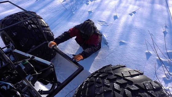 Вездеход Тунгус после замены колес