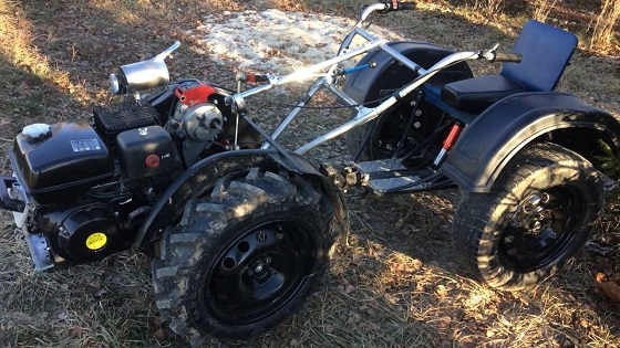 Испытание мотоблока из раздатки от Нивы