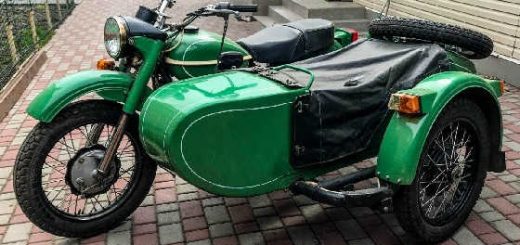 Конусные глушители на мотоцикле Урал