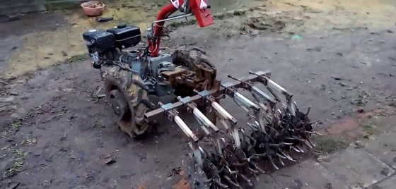 Ротационная борона для мотоблока