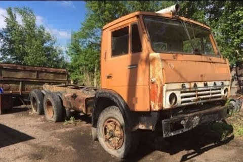 Старый КАМАЗ 551 восстановил до идеального состояния