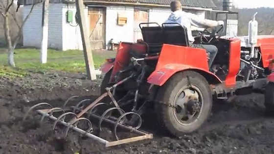 Самодельный полноприводный трактор с двигателем Д-21