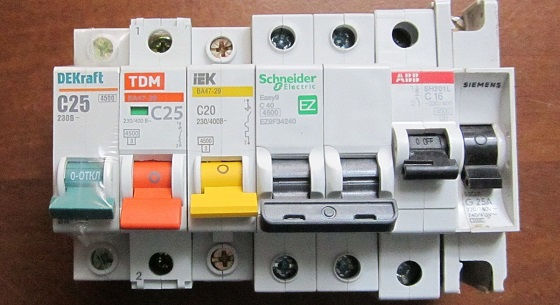 Автоматические выключатели
