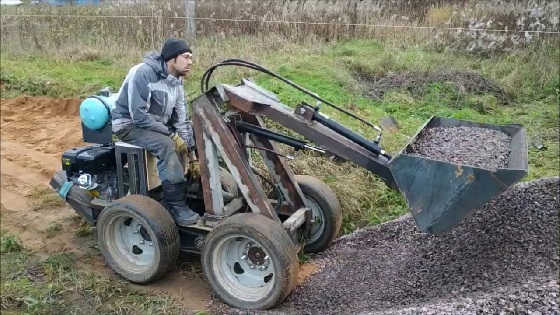 Мини погрузчик: борт поворотный на гидроприводе