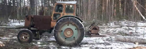 Т-40 и ЛТЗ-60 в лесу