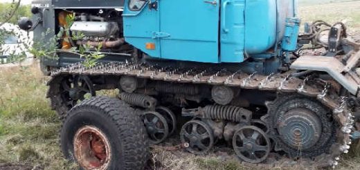 Приспособление для транспортировки гусеничного трактора