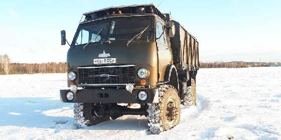 Запуск Маз-509 зимой