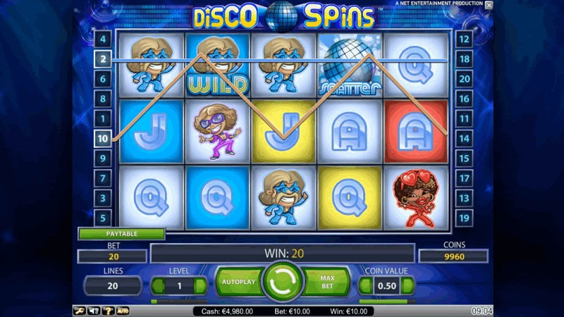 Игровой автомат Disco Spins