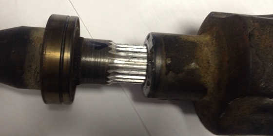 Восстановление шлицов шруса