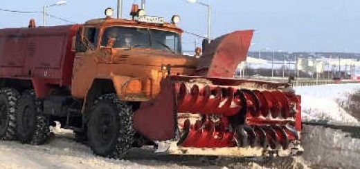 Снегоуборочная машина ЗИЛ-131