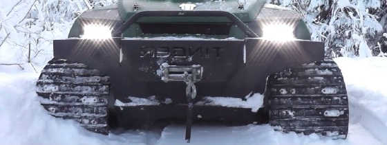 По тайге на вездеходах Тингер в Мороз