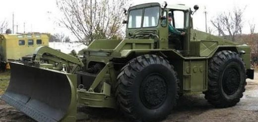 военный трактор МАЗ 538