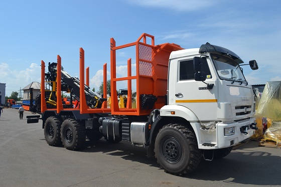 Сортиментовоз Камаз 43118