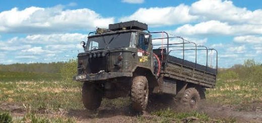 дизельные грузовики ГАЗ-66, ЗиЛ-157 на бездорожье