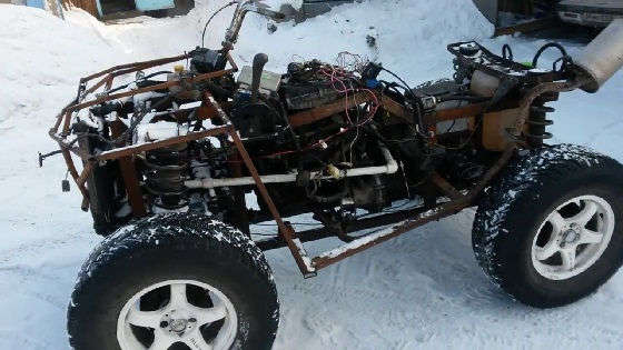 Самодельный квадроцикл с АКПП
