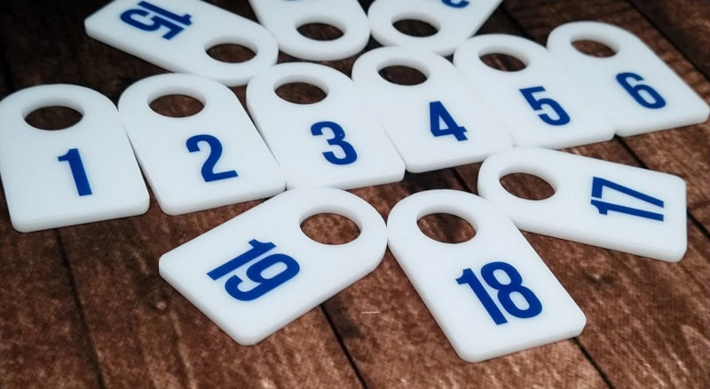 Номерки для гардероба