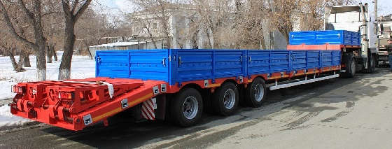 Серийный бортовой полуприцеп