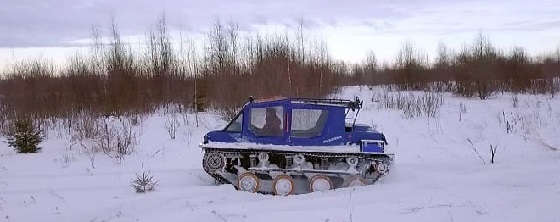гусеничный вездеход ДОЗОР Экспедиция