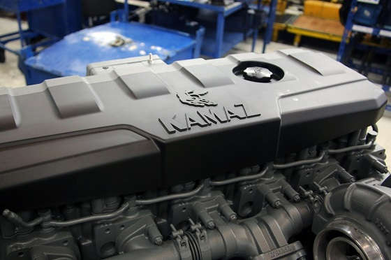 Камаз с Двигателем Либхер