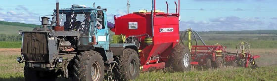 трактор Т-150К на автопилоте Trimble