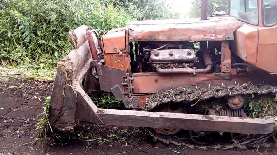 Установка ЯМЗ-236 на ДТ75