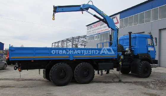 Урал 4320 с КМУ Инман