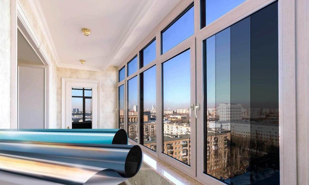 Тонировка окон в помещении