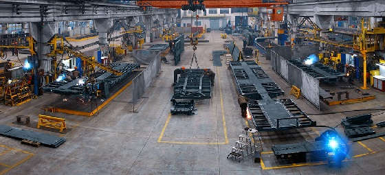 Производственная линия прицепов