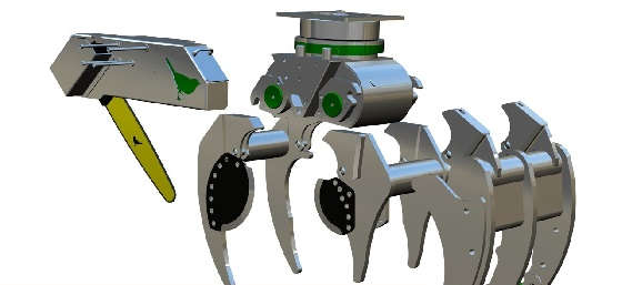 корчеватель расщепитель пней MODULARIS