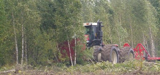 тракторы для расчистки земель от деревьев