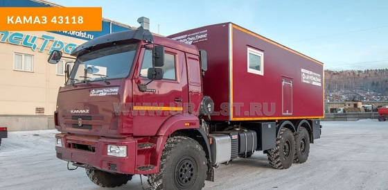Лаборатория Камаз 43118 с распашными воротами