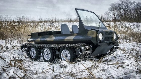 Бюджетный гусеничный вездеход