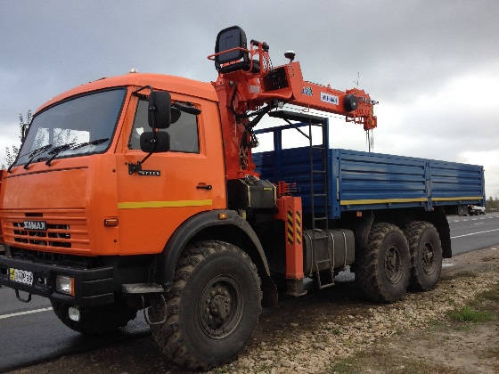 КамАЗ 43118 с установкой HMF 3220 K4