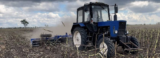 МТЗ с водоналивным катком