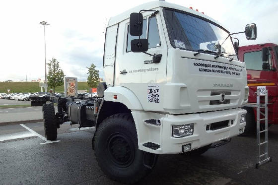 Камаз с крабовым ходом