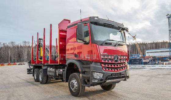 Сортиментовоз Mercedes-Benz с ГМ VM10L74