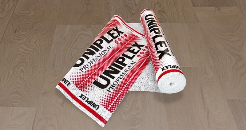 подложка под ламинат юниплекс professional