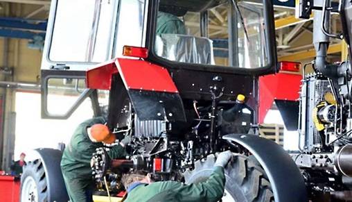 Техническое обслуживание трактора после вторичной сборки
