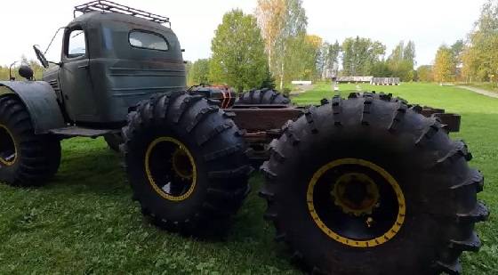 ЗИЛ-157 на ОГРОМНЫХ колесах
