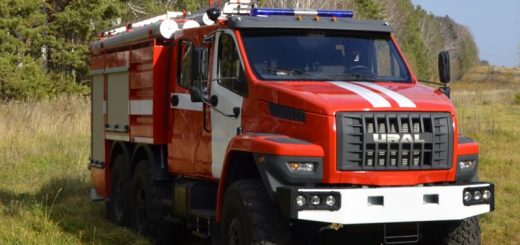 Пожарный автомобиль Урал