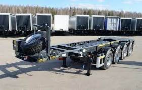 Полуприцеп контейнеровоз на четырёх осях