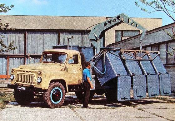 История советских мусоровозов