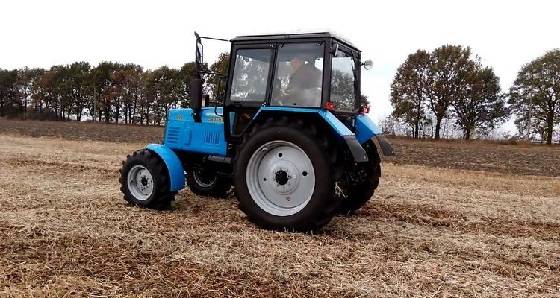 Обкатка трактора МТЗ-82