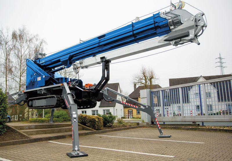 Трос выдвижения и задвижения стрелы