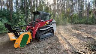 Минипогрузчик Takeuchi с мульчером SERRAT