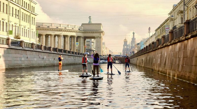Сап прогулки в Санкт-Петербурге