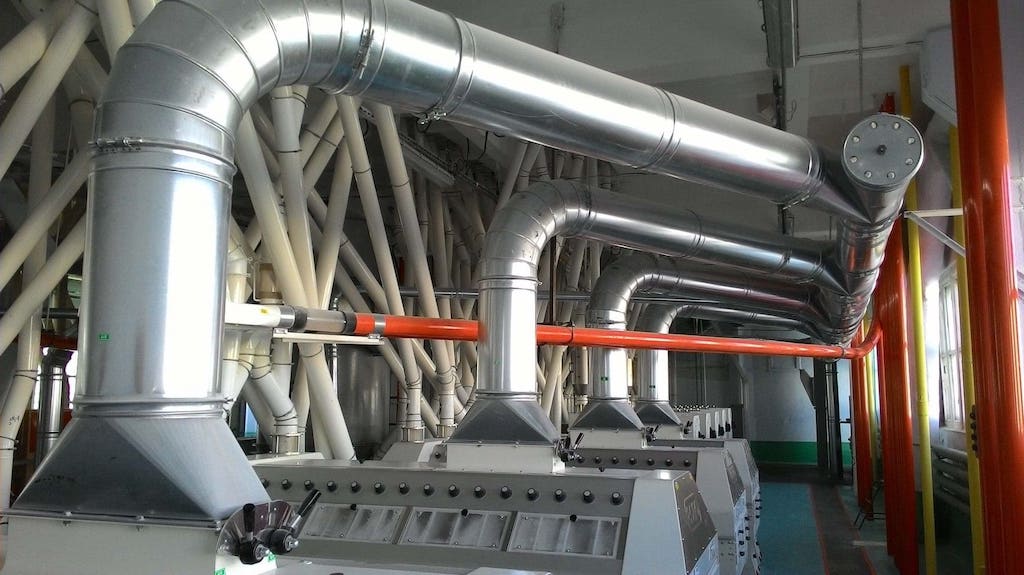 Система вентиляции на производстве