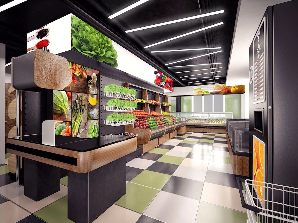 Оформление торговых площадей