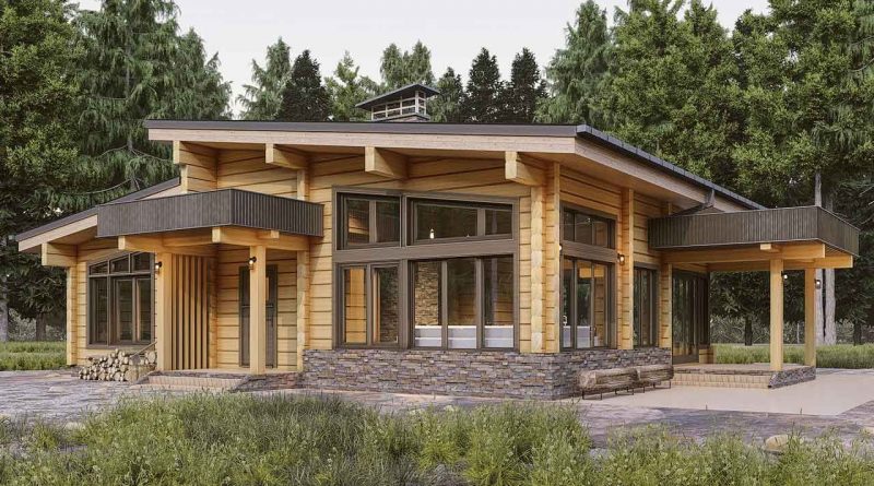 Дома из клеёного бруса